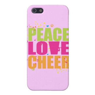 Capas iPhone 5 Capa de iphone 4 do elogio do amor da paz - rosa