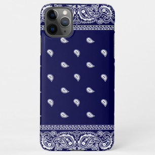 Capa Para iPhone Capa de telefone Azul Bandana