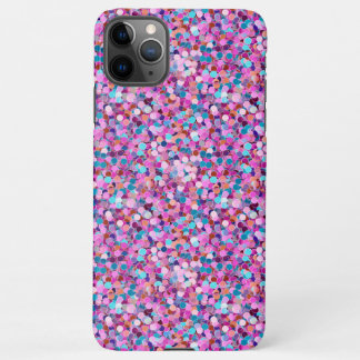 Capa Para iPhone Capa de telefone Colorida de Confetti com Glitter