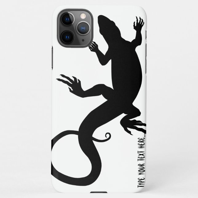 Capa Para iPhone Capas de iphone de Arte Personalizadas do Lizard (Verso)