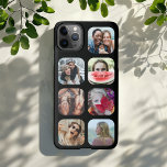 Capa Para iPhone capas de iphone Preta de Colagem de Fotos 7 Quadra<br><div class="desc">Este é um legal modelo de 7 fotos,  consistindo em abertura quadrada com bordas arredondadas para que você possa facilmente organizar suas fotos (instantâneas) favoritas.</div>