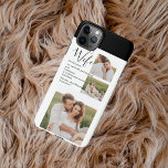Capa Para iPhone Casal Collage Foto e Esposa Romântica Adorável Pre<br><div class="desc">Casal Collage Foto e Esposa Romântica Adorável Presente</div>