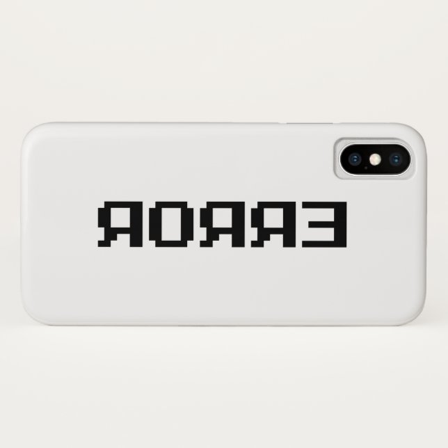Capa Para iPhone, Case-Mate Я OЯ Я Eixo | ERRO (Verso (Horizontal))