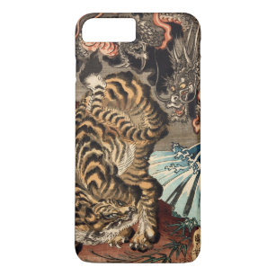 Capa Para iPhone Da Case-Mate 龍虎, tigre do 国芳 & dragão, Kuniyoshi, Ukiyo-e