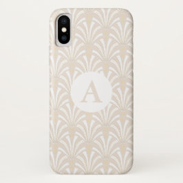 Capa Para iPhone Da Case-Mate 1920 Vintage Art Deco Cream & White Fans
