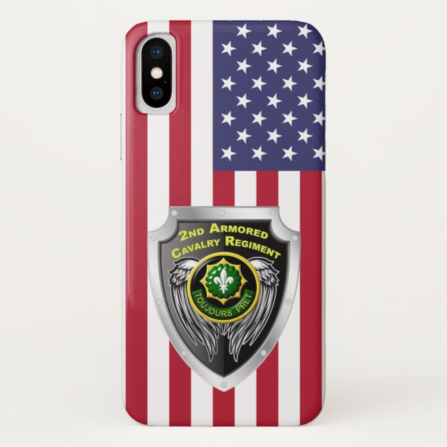 Capa Para iPhone, Case-Mate 2º Regimento de Cavalaria Blindada (Verso)