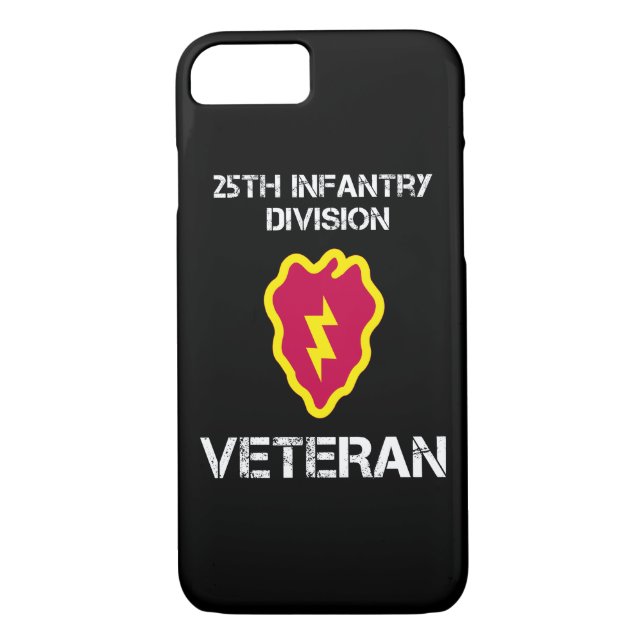 Capa Para iPhone, Case-Mate 25o Veterano da divisão de infantaria (Verso)
