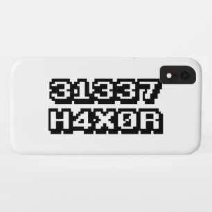 CAPA PARA iPhone XR 31337 H4X0R