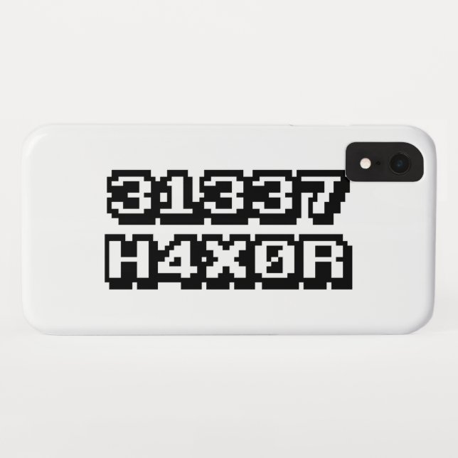 CAPA PARA iPhone, Case-Mate  31337 H4X0R (Verso (Horizontal))