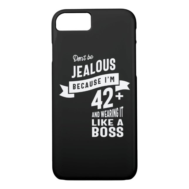 Capa Para iPhone, Case-Mate 42 Anos - 42º Aniversário Engraçado Presente (Verso)