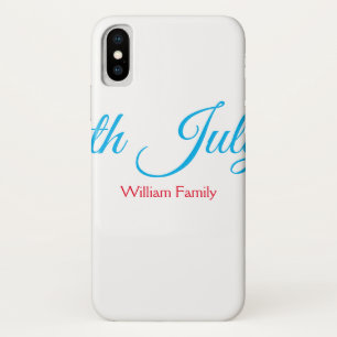 Capa Para iPhone Da Case-Mate 4 de julho dia da independência adicionar nome tex