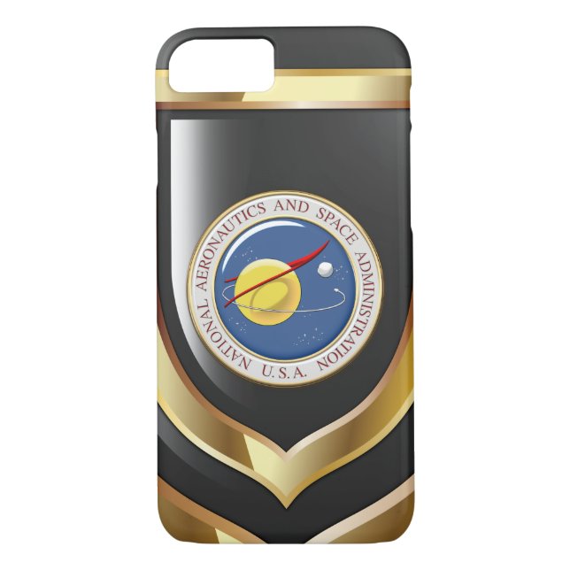 Capa Para iPhone, Case-Mate [610] Emblema da NASA [3D] (Verso)