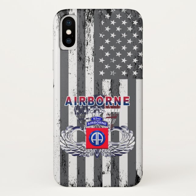 Capa Para iPhone, Case-Mate 82ª Divisão Aérea "Todo o Caminho" (Verso)