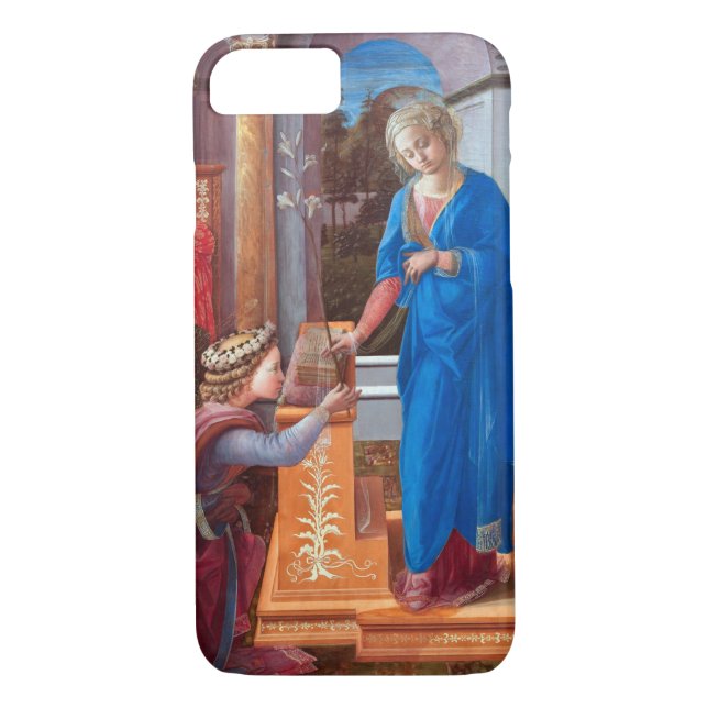 Capa Para iPhone, Case-Mate A anunciação, Filippo Lippi, 1440 (Verso)