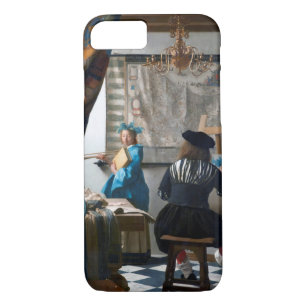 Capa iPhone 8/ 7 A Arte da Pintura, Johannes Vermeer, 1666-1667