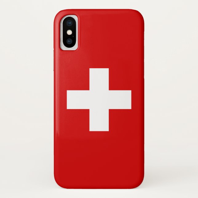 Capa Para iPhone, Case-Mate A bandeira da suiça (Verso)