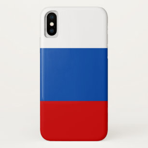 Capa Para iPhone X A bandeira de Rússia