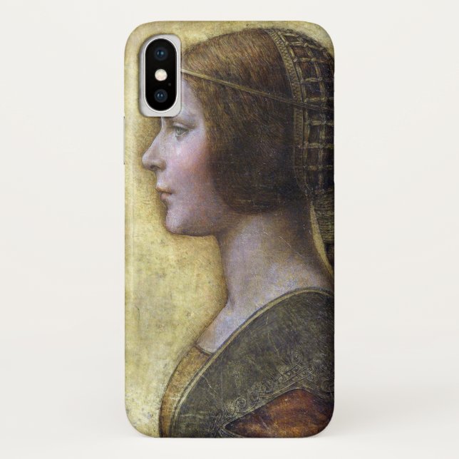 Capa Para iPhone, Case-Mate A bela princesa, Leonardo da Vinci (Verso)