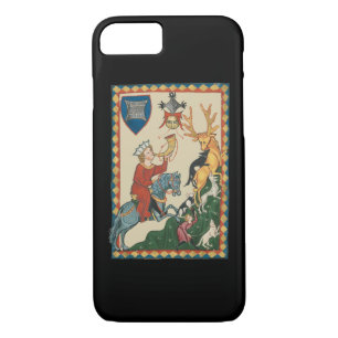 Capa iPhone 8/ 7 A Caça Stag, Arte Medieval do Século 14