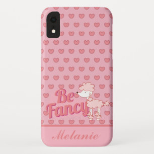 Capa Para iPhone Da Case-Mate A caniche e os corações cor-de-rosa sejam