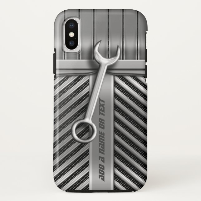 Capa Para iPhone, Case-Mate A chave inglesa engraçada do mecânico do carro ou (Verso)