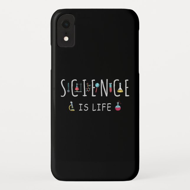Capa Para iPhone, Case-Mate A ciência é vida (Verso)