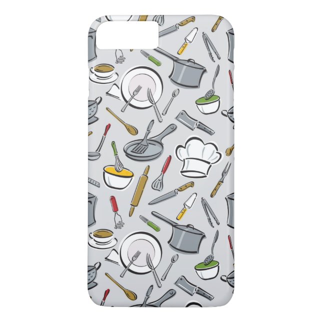 Capa Para iPhone, Case-Mate A cozinha utiliza ferramentas o teste padrão (Verso)