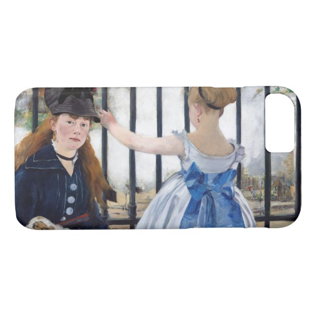 Capa Para iPhone, Case-Mate A ferrovia, Edouard Manet (Verso (Horizontal))