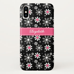 Capa Para iPhone Da Case-Mate A garota rosa e preta fica com o nome