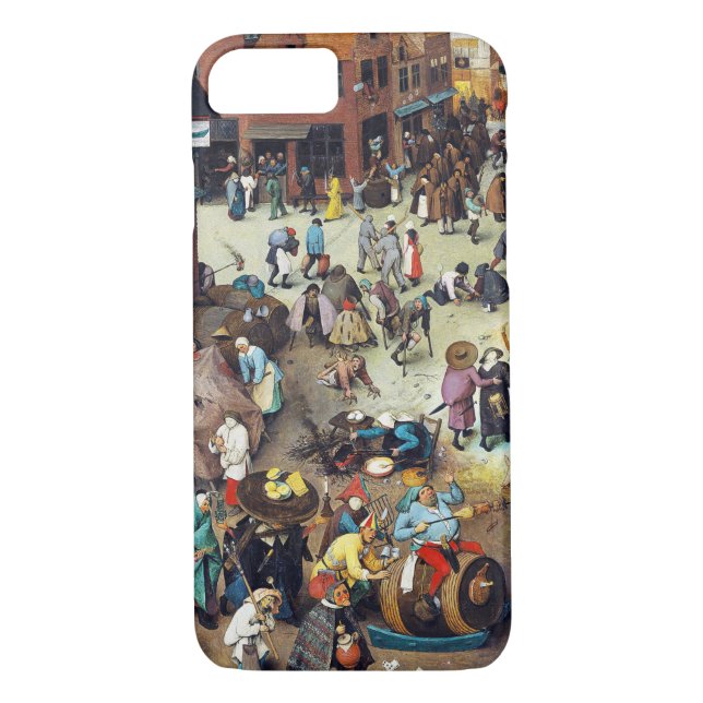 Capa Para iPhone, Case-Mate A luta entre o Carnaval e a Quaresma, Bruegel (Verso)