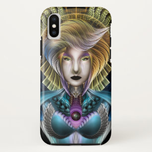 Capa Para iPhone Da Case-Mate A Majestade De Trilia Fractal Fantasy Retrato
