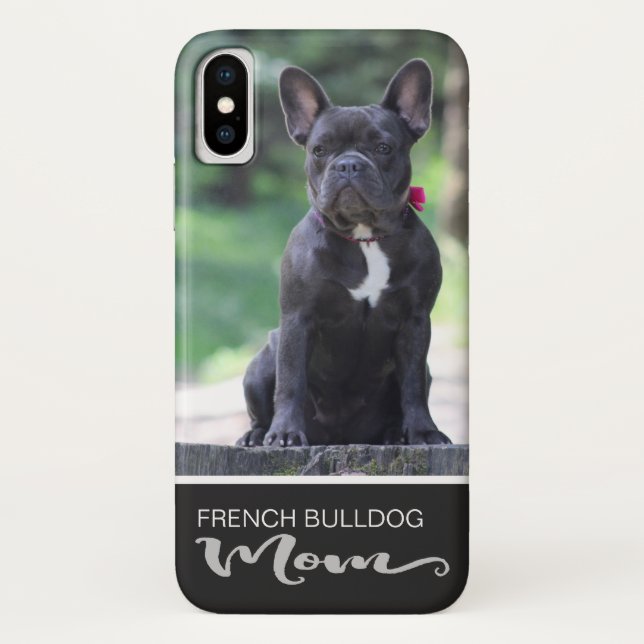 Capa Para iPhone, Case-Mate A mamã do buldogue francês adiciona sua foto do (Verso)