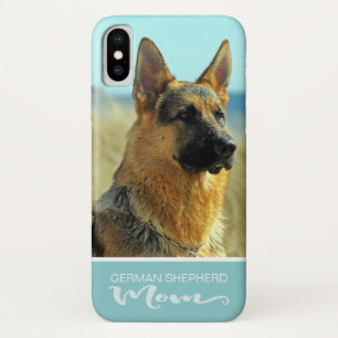 Capa Para iPhone Da Case-Mate A mamã do cão de german shepherd adiciona sua fo