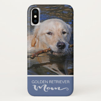 Capa Para iPhone Da Case-Mate A mamã do golden retriever adiciona sua foto do