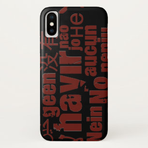 Capa Para iPhone Da Case-Mate A palavra "não" em diferentes línguas...