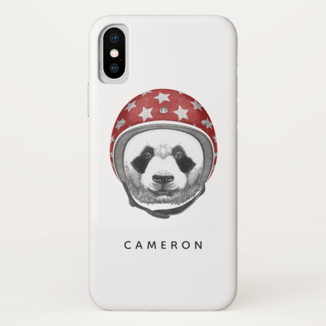 Capa Para iPhone, Case-Mate A panda do temerário | adiciona seu nome (Verso)