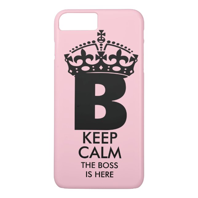 Capa Para iPhone, Case-Mate A rainha B mantem a calma (Verso)