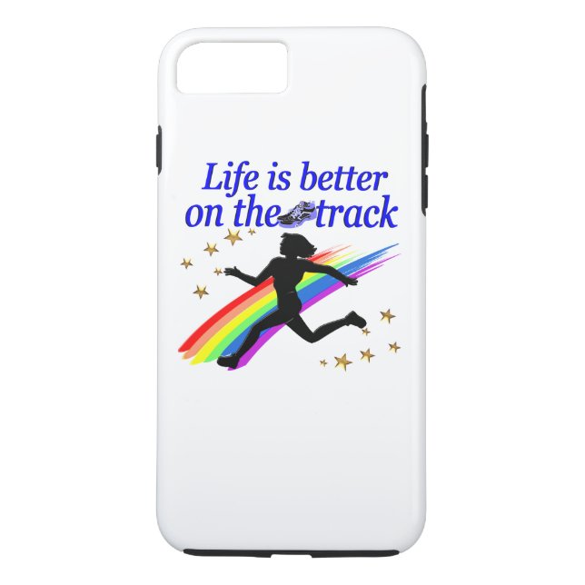 CAPA PARA iPhone, Case-Mate  A VIDA AZUL É MELHOR NO DESIGN TRACK (Verso)