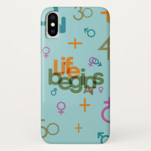 Capa Para iPhone Da Case-Mate A Vida Começa Em (Personalize)  
