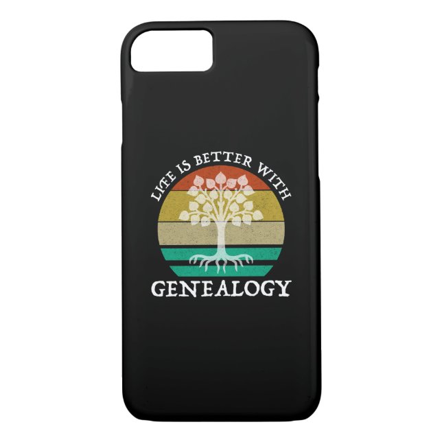 Capa Para iPhone, Case-Mate A Vida É Melhor Com A Genealogia (Verso)