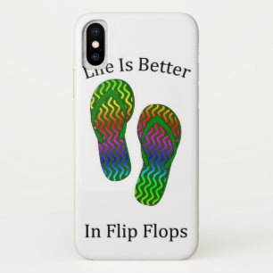 Capa Para iPhone Da Case-Mate A Vida É Melhor Em Chinelos