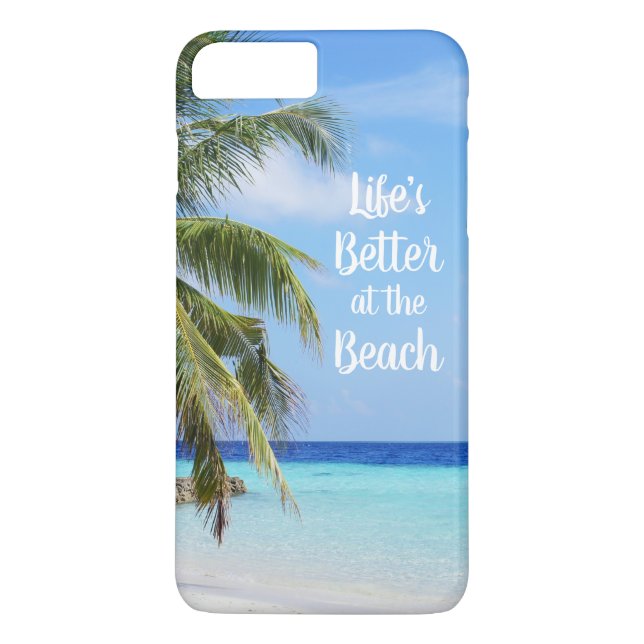 Capa Para iPhone, Case-Mate A vida é melhor na praia (Verso)