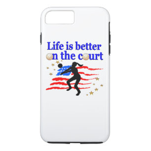 CAPA PARA iPhone DA Case-Mate A VIDA É MELHOR NO TRIBUNAL DOS EUA, VOLLEYBALL DE
