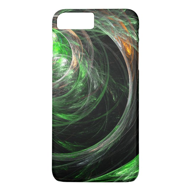 Capa Para iPhone, Case-Mate À volta da Abstrato de Arte Verde Mundial (Verso)
