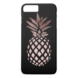 Capa Para iPhone Da Case-Mate abacaxi tropical do ouro cor-de-rosa claro