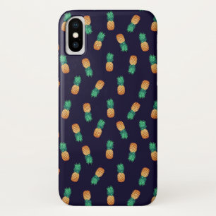 Capa Para iPhone X Abacaxis no marinho