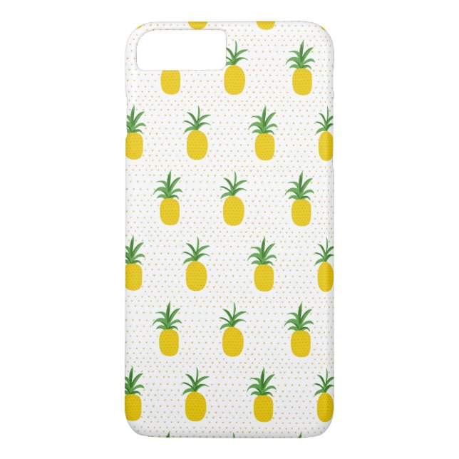 Capa Para iPhone, Case-Mate Abacaxis tropicais dourados (Verso)