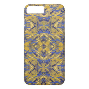 Capa iPhone 8 Plus/7 Plus Abertura Dourada e azul