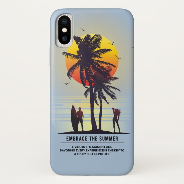 Capa Para iPhone, Case-Mate Abrace o Verão | (Verso)