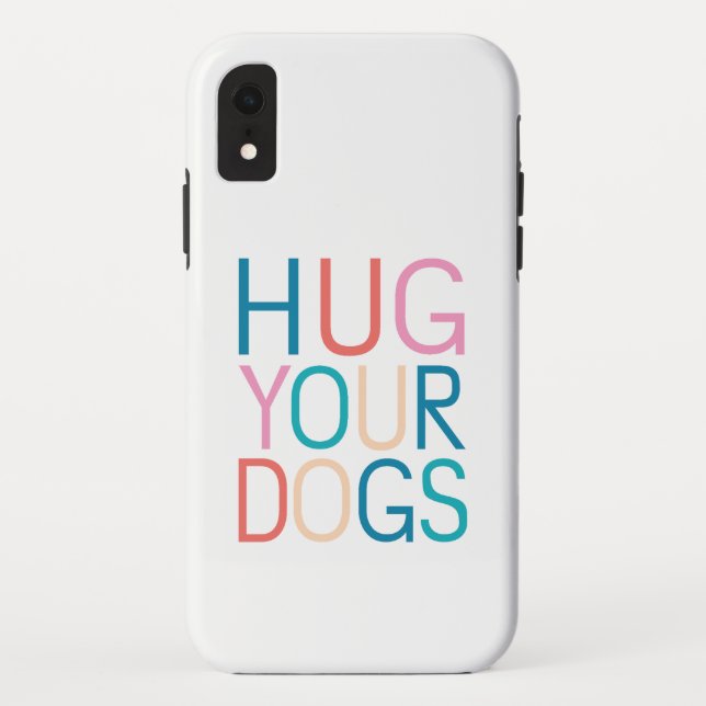Capa Para iPhone, Case-Mate Abrace seus cachorros (Verso)